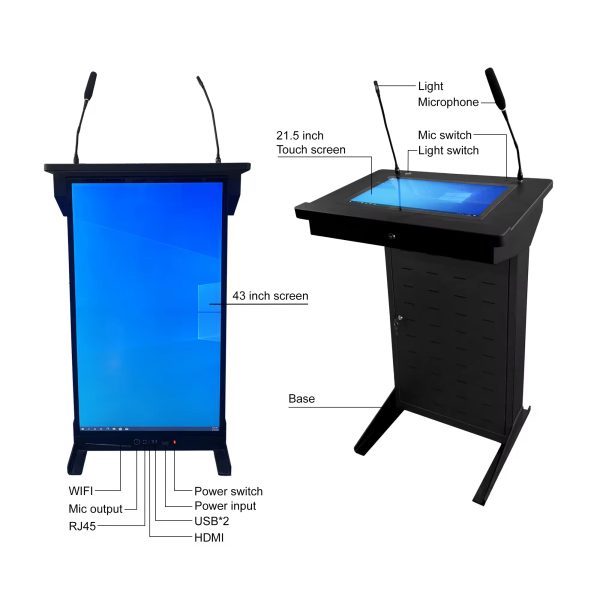 Lectern conference machine